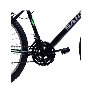 Bicicleta Aro 26 Masculina De Passeio 18 Marchas Saidx Preto