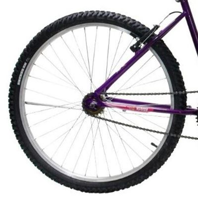 Bicicleta Aro 26 Feminina Mono Sem Marcha Com Cesta Saidx Violeta