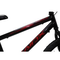 Bicicleta Aro 24 Saidx Premium Infantil Unissex Mono Sem Marcha Preto Verme