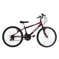 Bicicleta Aro 24 Masculina Infantil 18 Marchas Said-x Vermelho