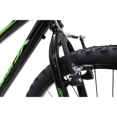 Bicicleta Aro 24 Saidx Premium Infantil Unissex Mono Sem Marcha Preto-verde