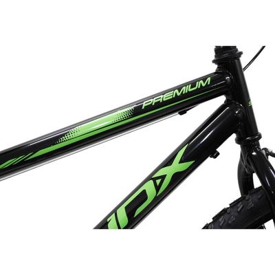 Bicicleta Aro 24 Saidx Premium Infantil Unissex Mono Sem Marcha Preto-verde