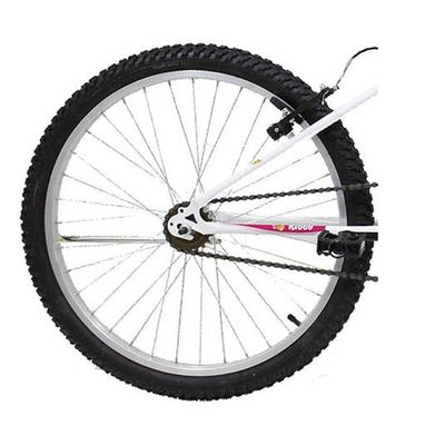Bicicleta Aro 24 Feminina Mono Sem Marcha Com Cesta Saidx Branca