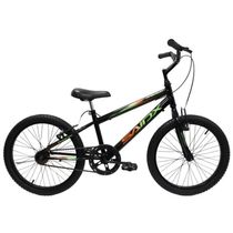 Bicicleta Aro 20 Bike Infantil Saidx Premium Feminina E Masculina Preto Verde Laranja