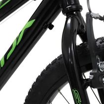 Bicicleta Aro 20 Bike Infantil Saidx Premium Feminina E Masculina Preto-verde