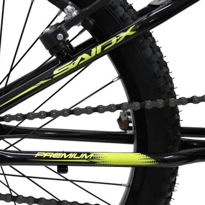 Bicicleta Aro 20 Bike Infantil Saidx Premium Feminina E Masculina Preto Amare