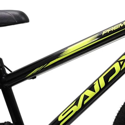 Bicicleta Aro 20 Bike Infantil Saidx Premium Feminina E Masculina Preto Amare