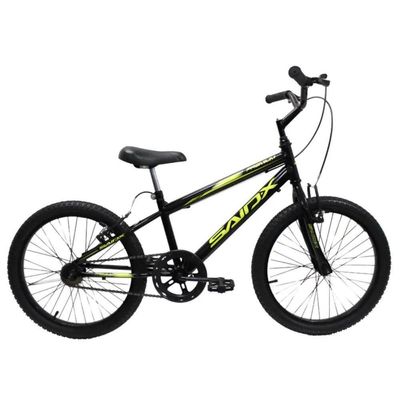 Bicicleta Aro 20 Bike Infantil Saidx Premium Feminina E Masculina Preto Amare