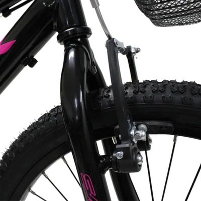 Bicicleta Aro 20 Bike Infantil Saidx Premium Feminina E Masculina Preto Rosa