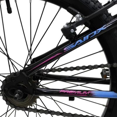 Bicicleta Aro 20 Bike Infantil Saidx Premium Feminina E Masculina Preto Azul Rosa