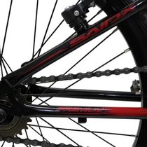 Bicicleta Aro 20 Bike Infantil Saidx Premium Feminina E Masculina Preto Verme