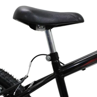 Bicicleta Aro 20 Bike Infantil Saidx Premium Feminina E Masculina Preto Verme