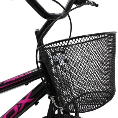 Bicicleta Aro 20 Bike Infantil Saidx Premium Feminina E Masculina Preto Rosa