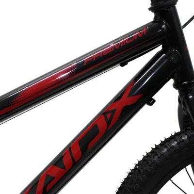Bicicleta Aro 20 Bike Infantil Saidx Premium Feminina E Masculina Preto Verme
