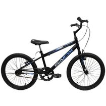 Bicicleta Aro 20 Bike Infantil Saidx Premium Feminina E Masculina Preto Azul