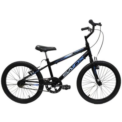 Bicicleta Aro 20 Bike Infantil Saidx Premium Feminina E Masculina Preto Azul