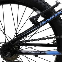Bicicleta Aro 20 Bike Infantil Saidx Premium Feminina E Masculina Preto Azul