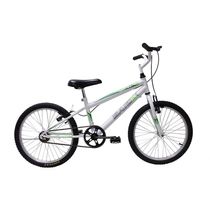 Bicicleta Aro 20 Bike Infantil Meninos Masculino Saidx Branca
