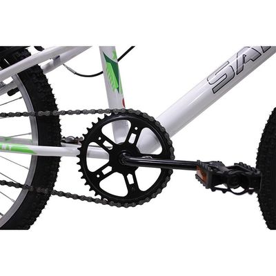Bicicleta Aro 20 Bike Infantil Meninos Masculino Saidx Branca