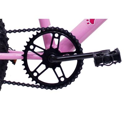 Bicicleta Aro 20 Bike Infantil Meninas Feminina Com Cesta Saidx Rosa