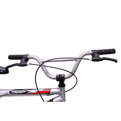 Bicicleta Aro 20 Bike Bmx Cross Freestyle Infantil Saidx Prata