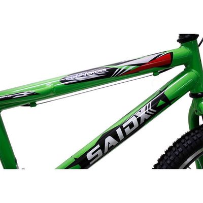 Bicicleta Aro 20 Bike Bmx Cross Freestyle Infantil Saidx Verde Kawasaki
