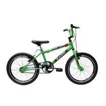Bicicleta Aro 20 Bike Bmx Cross Freestyle Infantil Saidx Verde Kawasaki