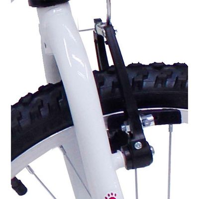 Bicicleta Aro 20 Bike Infantil Meninas Feminina Com Cesta Saidx Branca