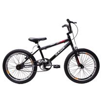 Bicicleta Aro 20 Bike Bmx Cross Freestyle Infantil Saidx Preto