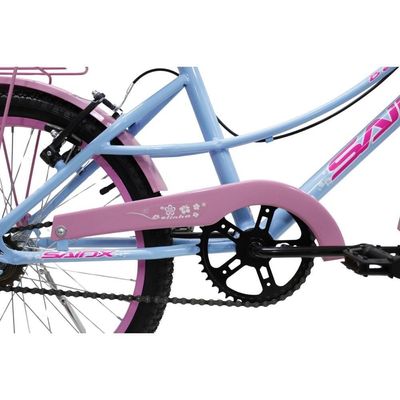 Bicicleta Aro 20 Bike Infantil Feminina Retrô Saidx Belinha Azul Bb C-aces Rosa