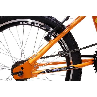 Bicicleta Aro 20 Bike Bmx Cross Freestyle Infantil Saidx Laranja