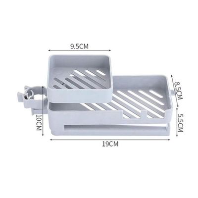 Suporte Para Organização De Louças Com Varal Embutido E Design Dobrável Para Cozinha