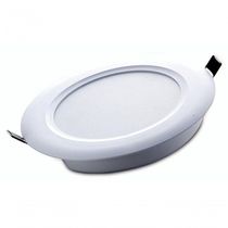 Plafon Led Tramontina Redondo De Embutir Slim 420 Lm 6 W Bivolt 6500 K Luz Branca