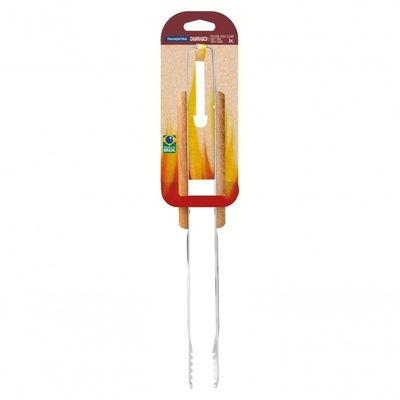 Pegador Para Carne Tramontina Churrasco Com Lâmina Em Inox E Cabo De Madeira 37cm