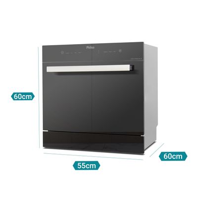 Lava Louças Philco 10 Serviços Preto Espelhado PLL10 127V