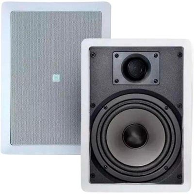 Arandela 6" Jbl 6w21rt 25w Rms Retangular Branca - Par / 2