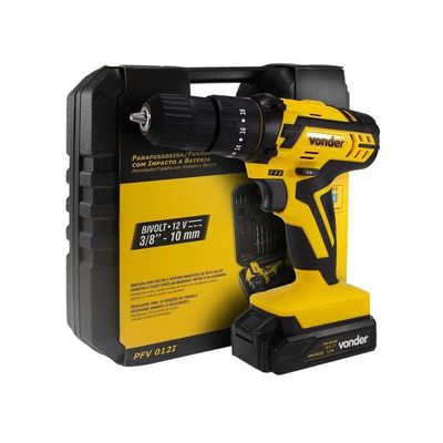 Parafusadeira-furadeira Vonder 12v Pfv012i Impacto