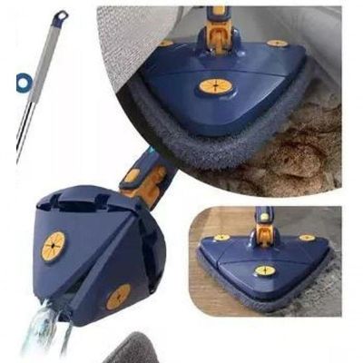 Kit Limpeza Profissional: Esfregão Triangular Rodo Limpador