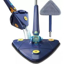 Kit Limpeza Profissional: Esfregão Triangular Rodo Limpador