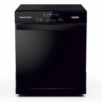 Lava-louças Brastemp 8 Serviços Preta BLF08AEANA 110V