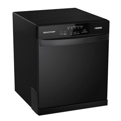Lava-louças Brastemp 8 Serviços Preta BLF08AEANA 110V