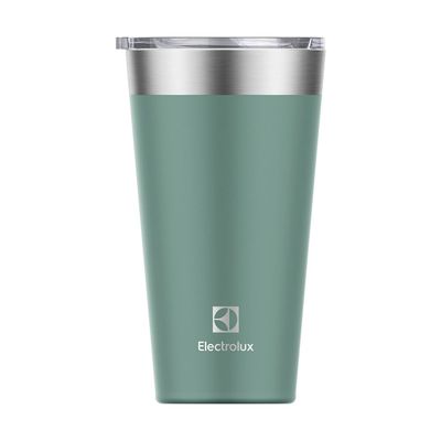 Copo Térmico Electrolux 560ml Verde Sense com Tampa Hermetica