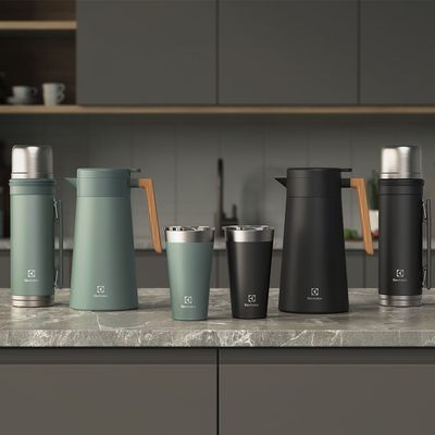 Copo Térmico Electrolux 560ml Verde Sense com Tampa Hermetica
