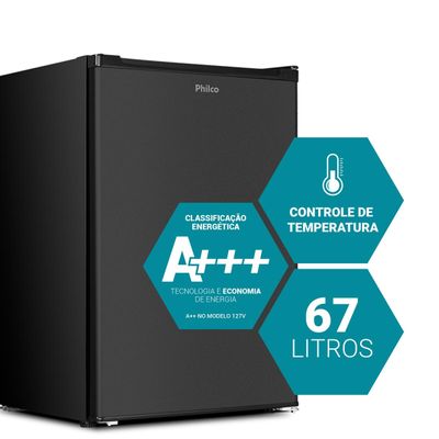 Frigobar Philco 68L PFG85P 5 Níveis Temperatura 127V