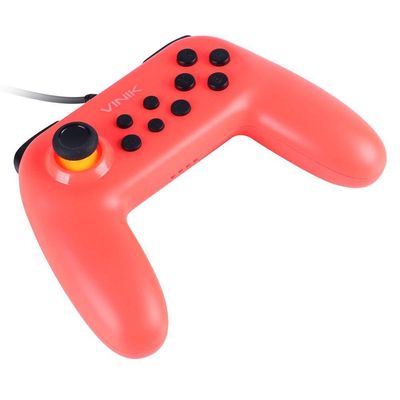 Kit Com 2 Controles Para Nintendo Switch Com Fio Usb Modelo Ns Color - Vinik