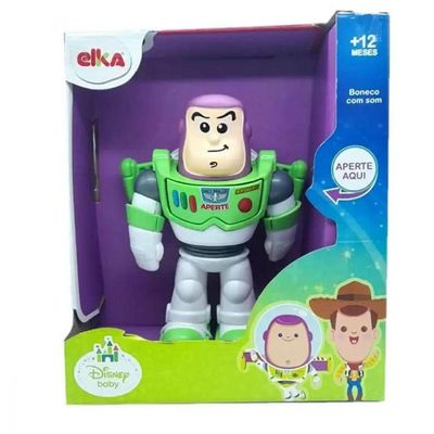 Boneco Meu Amigo Buzz Lightyear Toy Story - Fala Frases - Elka