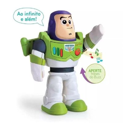 Boneco Meu Amigo Buzz Lightyear Toy Story - Fala Frases - Elka