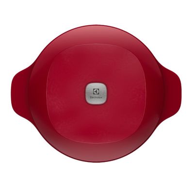 Jogo de Panelas Electrolux de Ferro Fundido Esmaltado Vermelha Expert com 2 Peças
