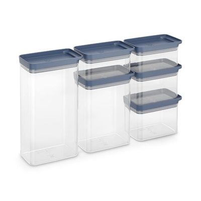 Kit Potes Herméticos Organizadores Electrolux Experience 6 Un Empilhável Modular Não se aplica