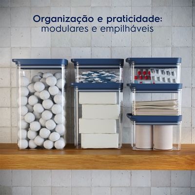 Pote Hermético Organizador Electrolux Experience Empilhável Modular 1,75L Não se aplica